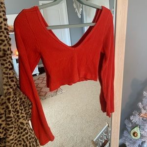 Urban Outfitters Long Sleeve Crop